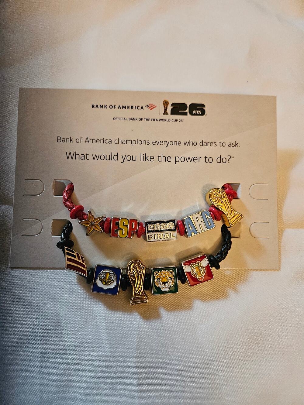 FIFA 2026 Custom Spain vs Argentina Final Bracelet Set Small